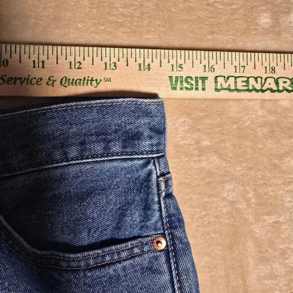 Levis Premium 551 Z Authentic Straight Jeans Blue Cotton Hemp Big E 28x30 1110